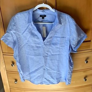 J. Crew Linen Top